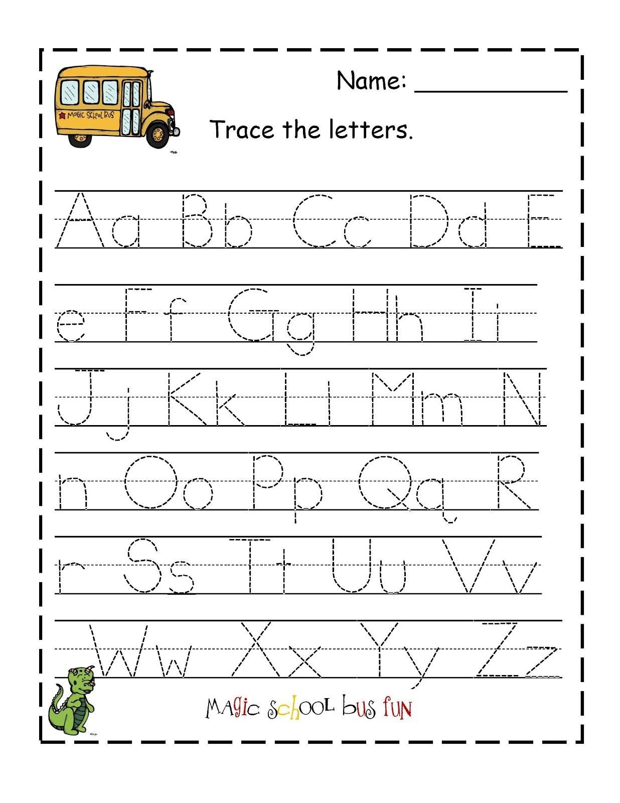 Free Printable Abc Tracing Worksheets #2 | Places To Visit - Free Printable Tracing Alphabet Worksheets
