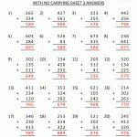 Free Printable Addition Worksheets 3 Digits   Free Printable Math Worksheets For 3Rd Grade