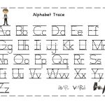 Free Printable Alphabet Letter Tracing Worksheets | Angeline   Free Printable Alphabet Tracing Worksheets