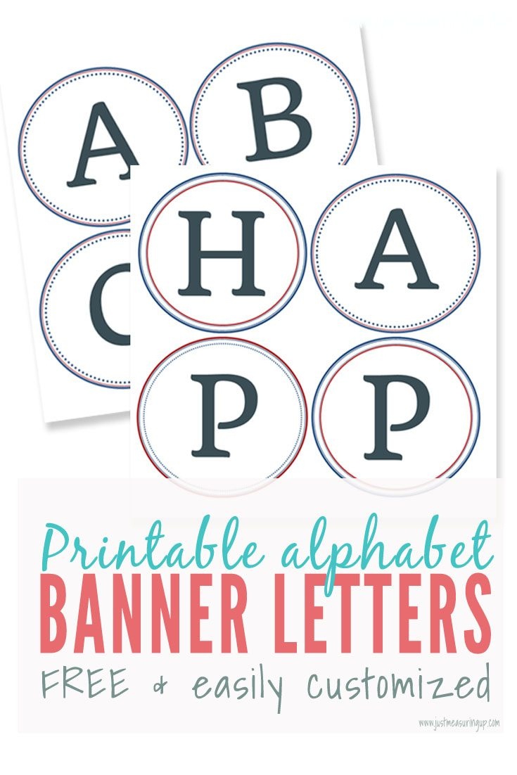 Free Printable Alphabet Letters Banner | Theveliger - Free Printable Alphabet Letters For Banners