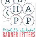Free Printable Alphabet Letters Banner | Theveliger   Free Printable Whole Alphabet Banner