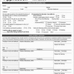 Free Printable Application For Employment Template Unique 50 Free   Free Printable Application For Employment Template