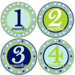 Free Printable Baby Month Stickers (75+ Images In Collection) Page 2   Free Printable Baby Month Stickers