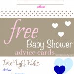 Free Printable Baby Shower Advice & Best Wishes Cards   Fantabulosity   Baby Prediction And Advice Cards Free Printable
