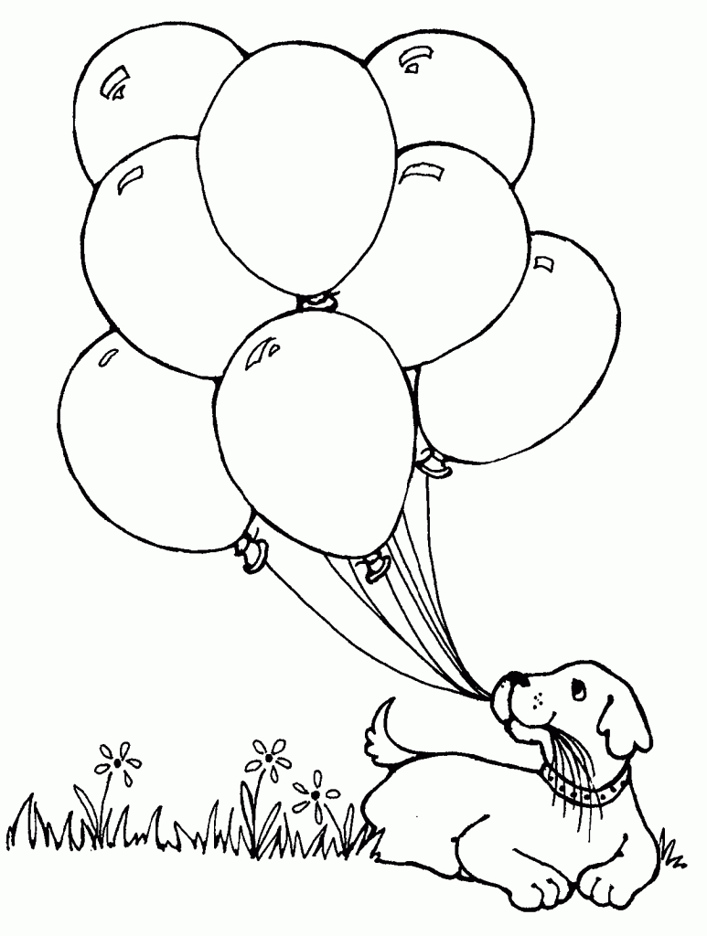 Free Printable Balloon Coloring Pages, Balloons Coloring Pages - Free Printable Pictures Of Balloons