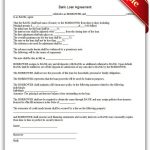 Free Printable Bank Loan Agreement | Sample Printable Legal Forms   Free Printable Legal Documents