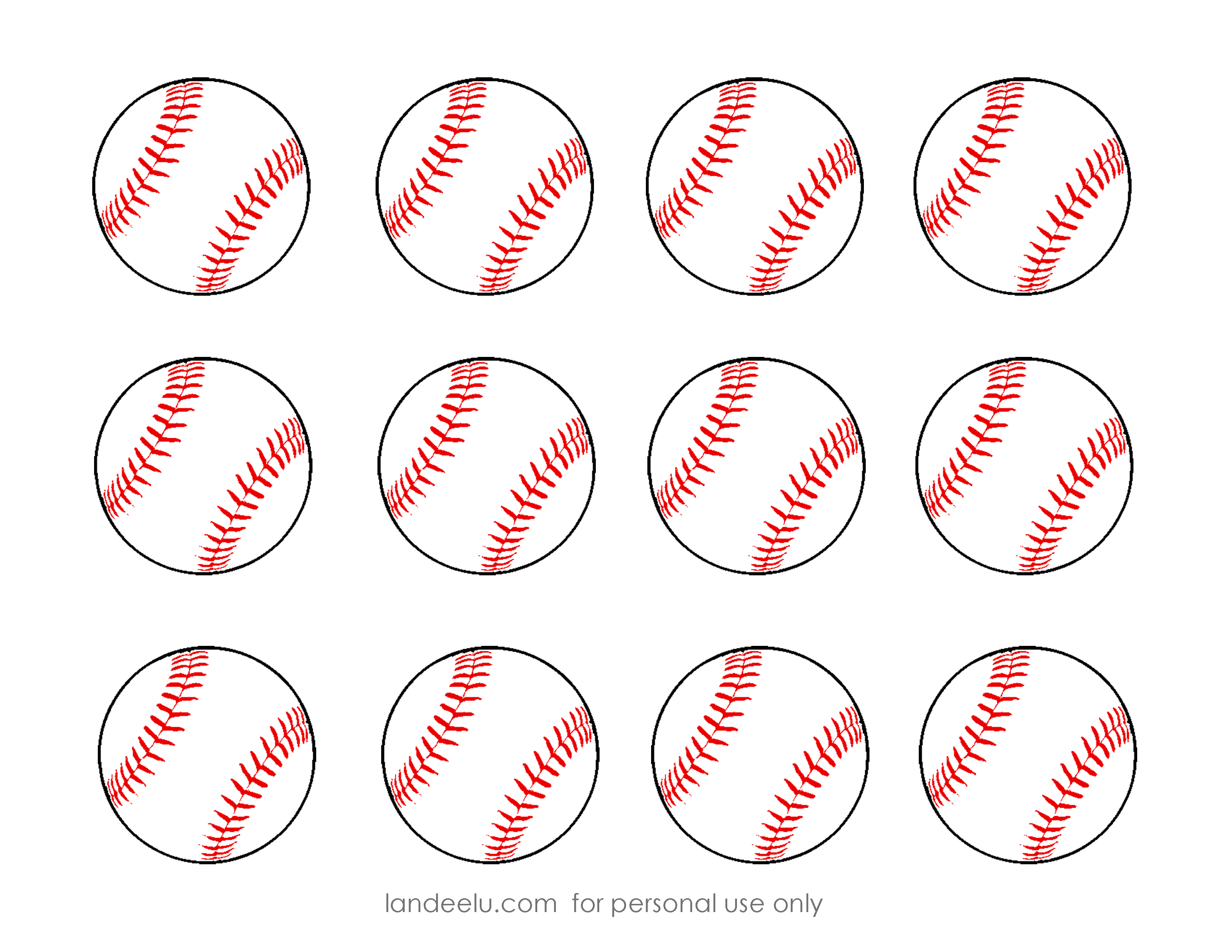 Free Printable Baseball Favor Tags Free Printable