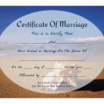 Free Printable   Beachy Keepsake Marriage Certificate | All Things   Free Printable Wedding Certificates