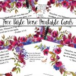 Free Printable Bible Verse Cards For When You Need Encouragement   Free Printable Bible Verse Cards