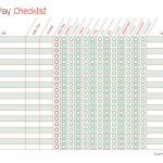 Free Printable Bill Pay Calendar Templates   Free Printable Bill Payment Checklist
