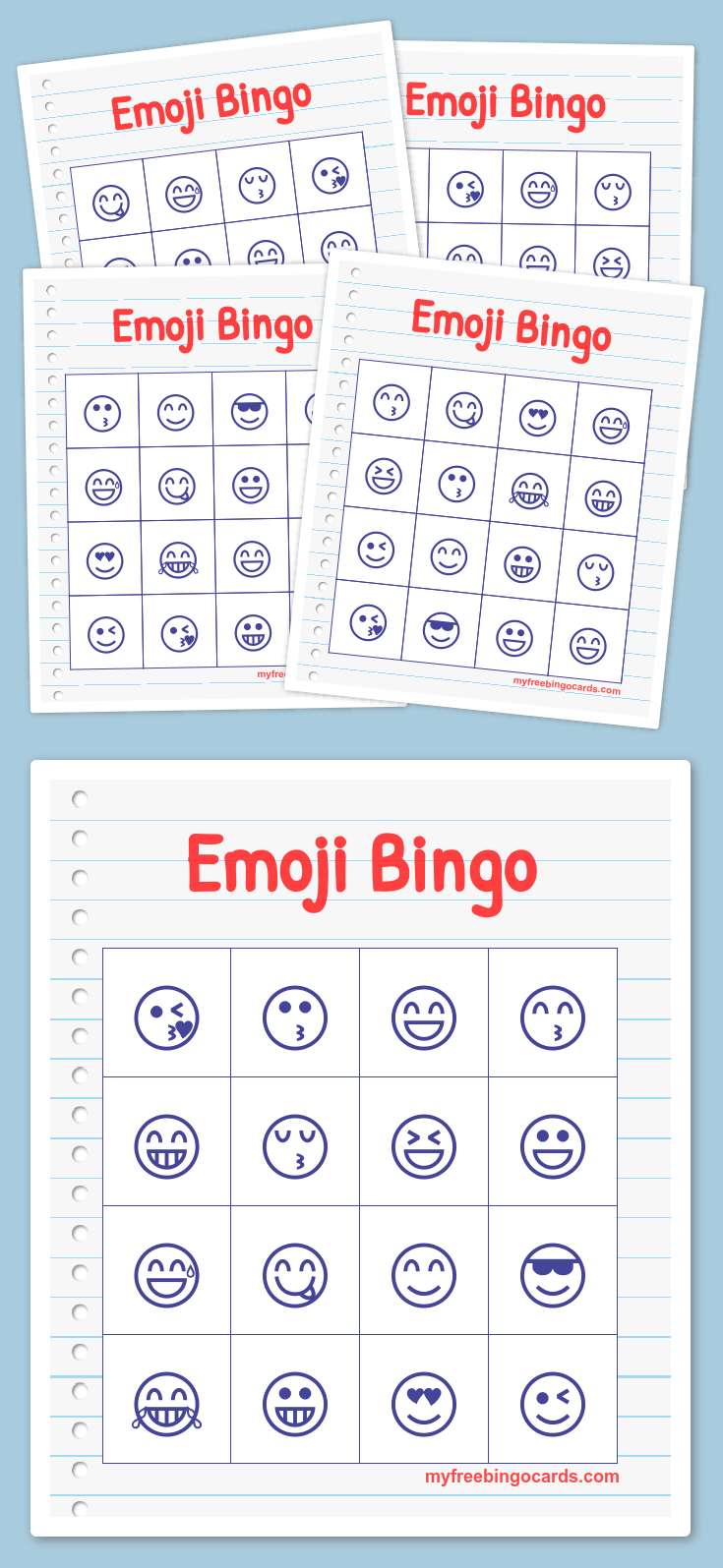Free Printable Bingo Cards In 2019 | Londons Birthday | Emoji Bingo - Free Printable Bingo Cards Random Numbers