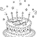 Free Printable Birthday Cake Coloring Pages For Kids   Free Printable Birthday Cake
