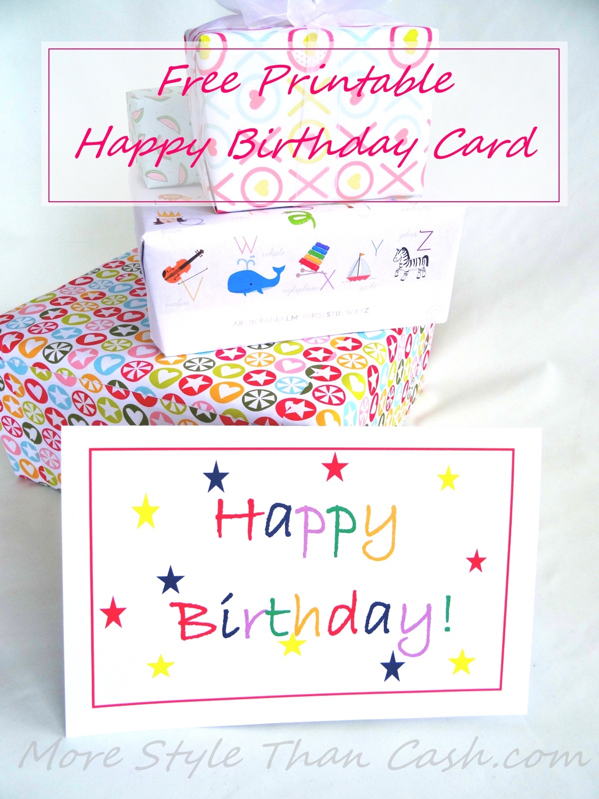 Free Printable Birthday Card - Happy Birthday Free Printable