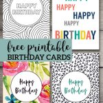 Free Printable Birthday Cards | Birthday Cards | Free Printable   Free Printable Birthday Cards For Adults