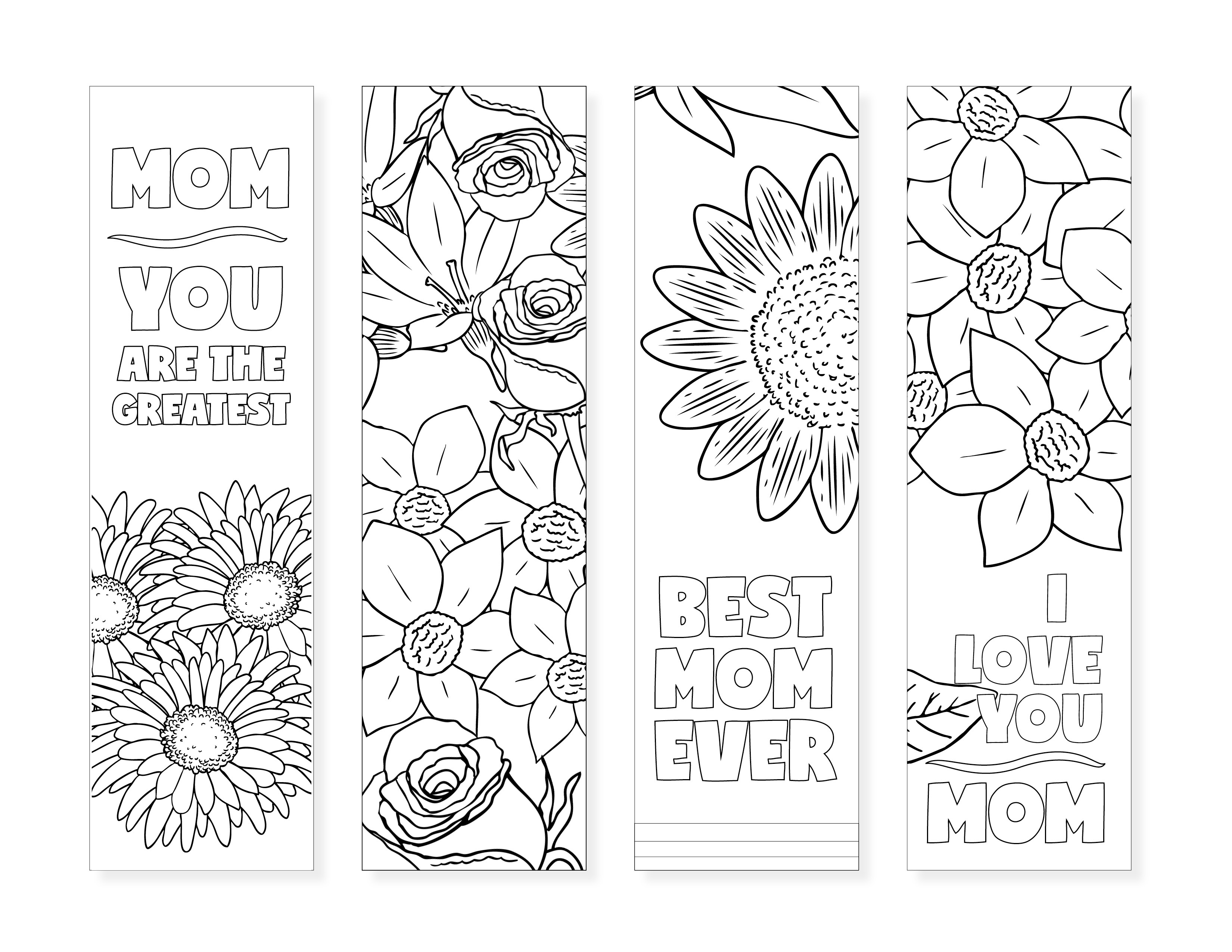 Bookmarks To Colour In Free Printable Printable Templates