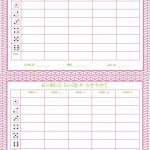 Free Printable Bunco Score Sheets Only | Feel Free To Print It Out   Free Printable Halloween Bunco Score Sheets