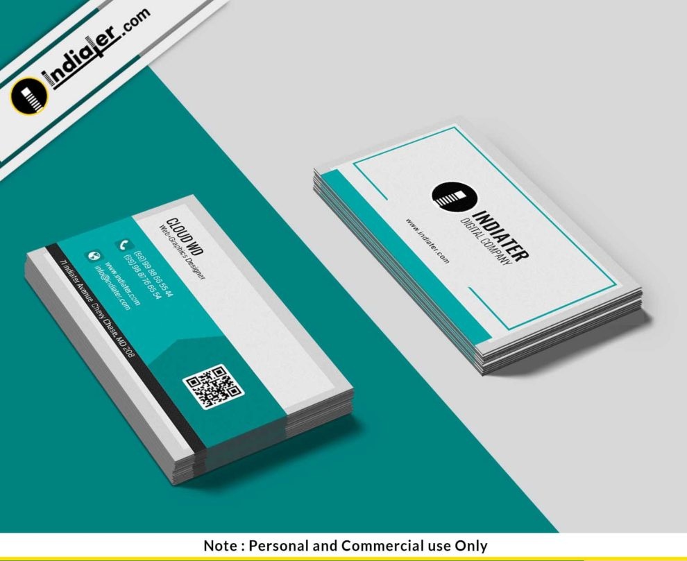 Free Printable Business Cards Psd Template - Indiater - Free Printable Personal Cards