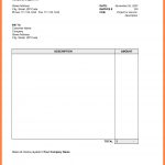 Free Printable Business Invoice Template   Invoice Format In Excel   Free Printable Work Invoices