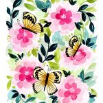 Free-Printable-Butterfly-Garden-Card-1 – Tinselbox – Free Printable Butterfly