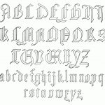 Free Printable Calligraphy Letters Alphabet | Old German Alphabet   Free Printable Old English Letters
