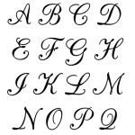 Free Printable Calligraphy Letters | Calligraphy | Alphabet Stencils   Free Printable Fonts Stencils