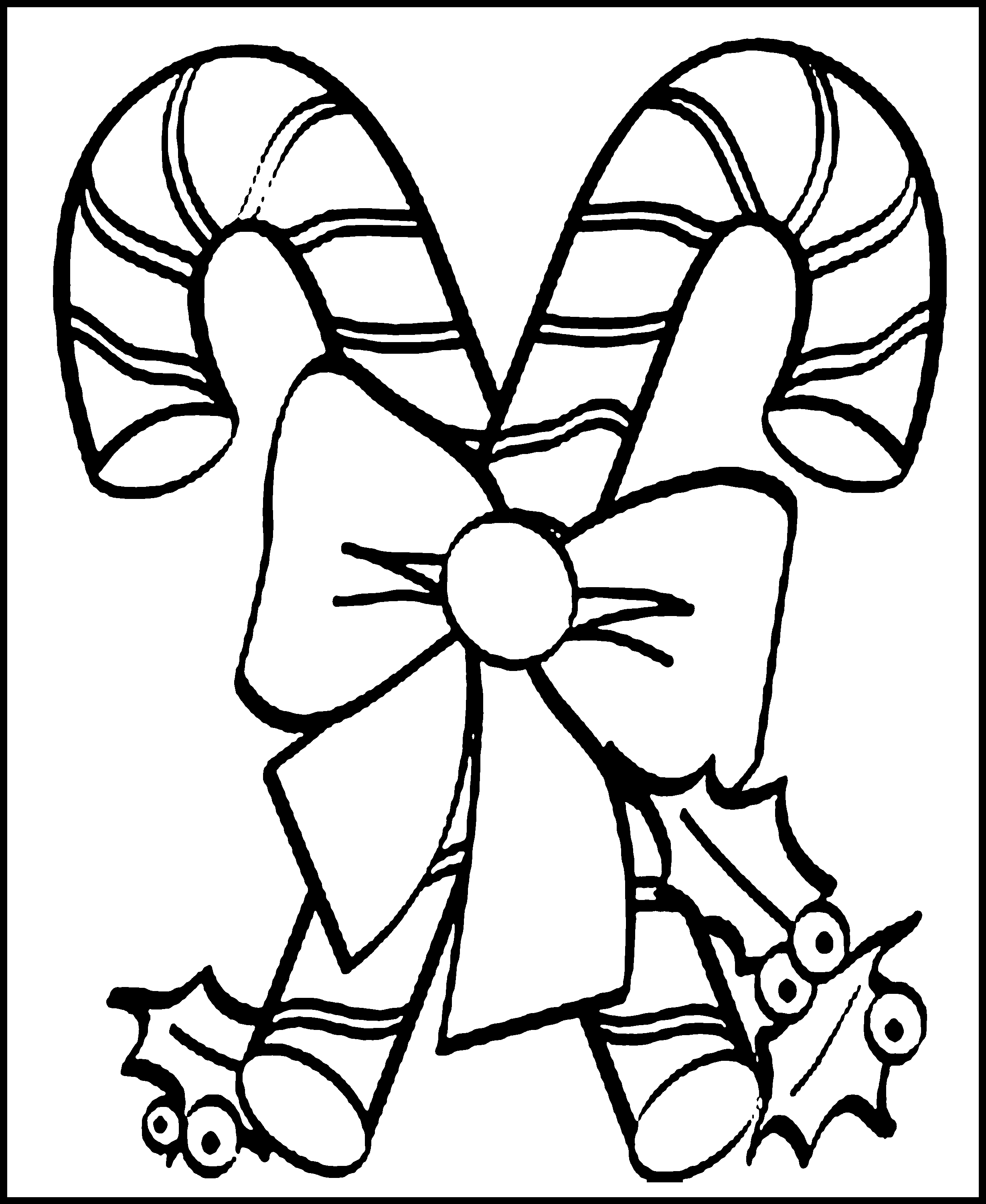 Free Printable Candy Cane Coloring Pages For Kids | Young At Heart - Free Printable Christmas Coloring Pages And Activities