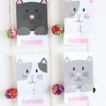 Free Printable Cat Valentine Cards   Free Printable Cat Valentine Cards