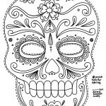 Free Printable Character Face Masks | Seasonal Activities | Skull   Free Printable Sugar Skull Day Of The Dead Mask