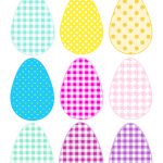 Free Printable Cheerfully Colored Easter Eggs   Ausdruckbare   Free Printable Easter Images