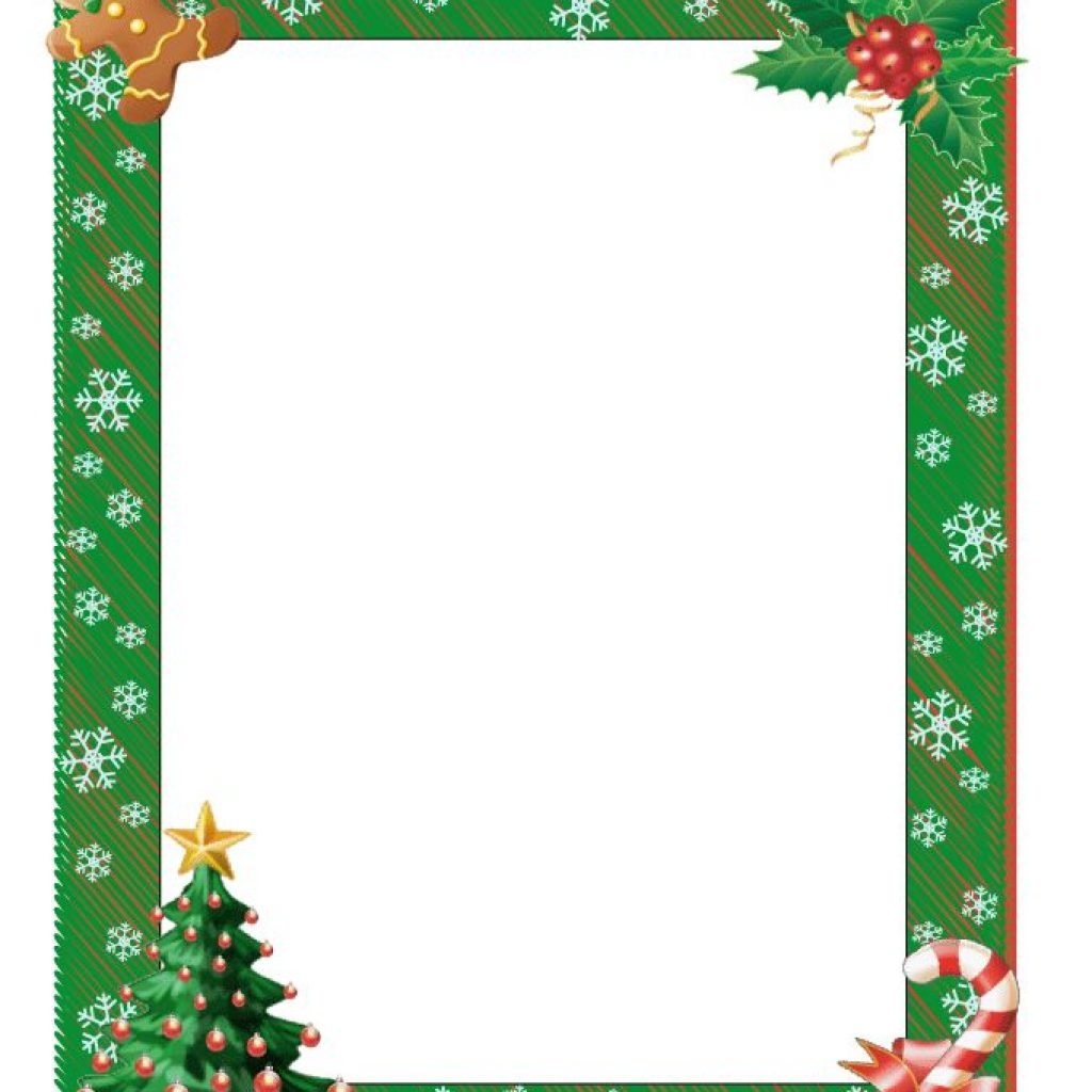 Free Printable Christmas Border Paper (73+ Images In Collection) Page 1 - Free Printable Christmas Paper With Borders