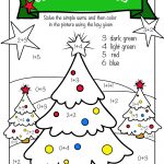 Free Printable Christmas Math Worksheets: Pre K, 1St Grade & 2Nd   Free Printable Christmas Worksheets For Third Grade