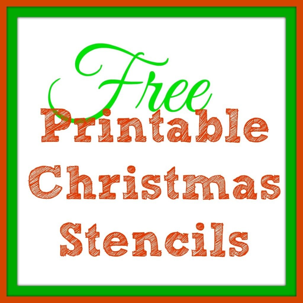 Free Printable Christmas Stencils – Christmas Tree Templates &amp;amp; Santa - Merry Christmas Stencil Free Printable