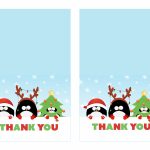 Free Printable Christmas Thank You Cards   Printable Cards   Christmas Thank You Cards Printable Free