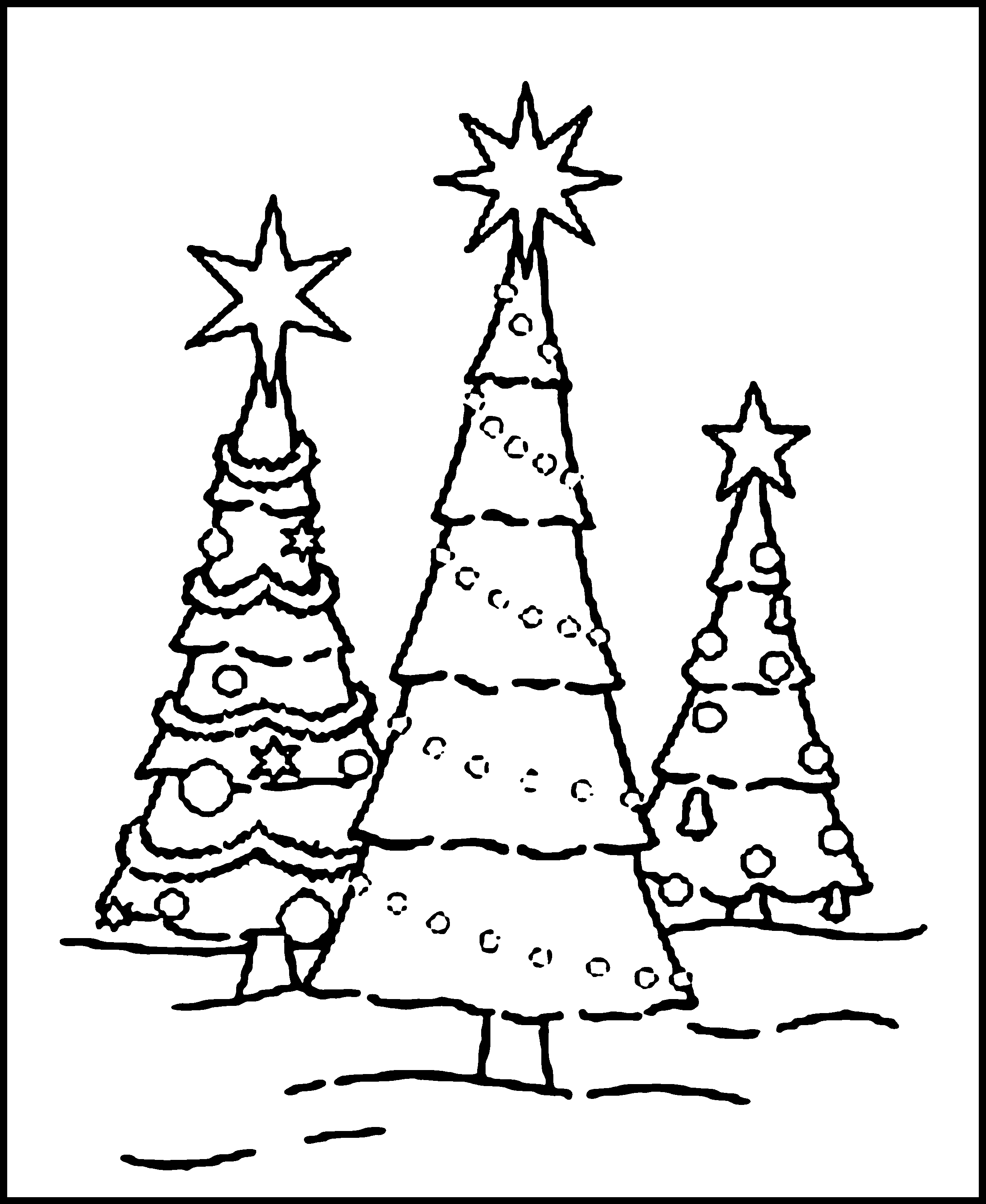 Free Printable Christmas Tree Coloring Pages For Kids - Free Printable Christmas Tree Images