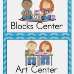 Free Printable Classroom Labels For Preschoolers 12 Of Template For   Free Printable Center Signs For Pre K