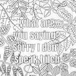 Free Printable Coloring Pages For Adults Only Swear Words Download   Free Printable Coloring Pages For Adults Only
