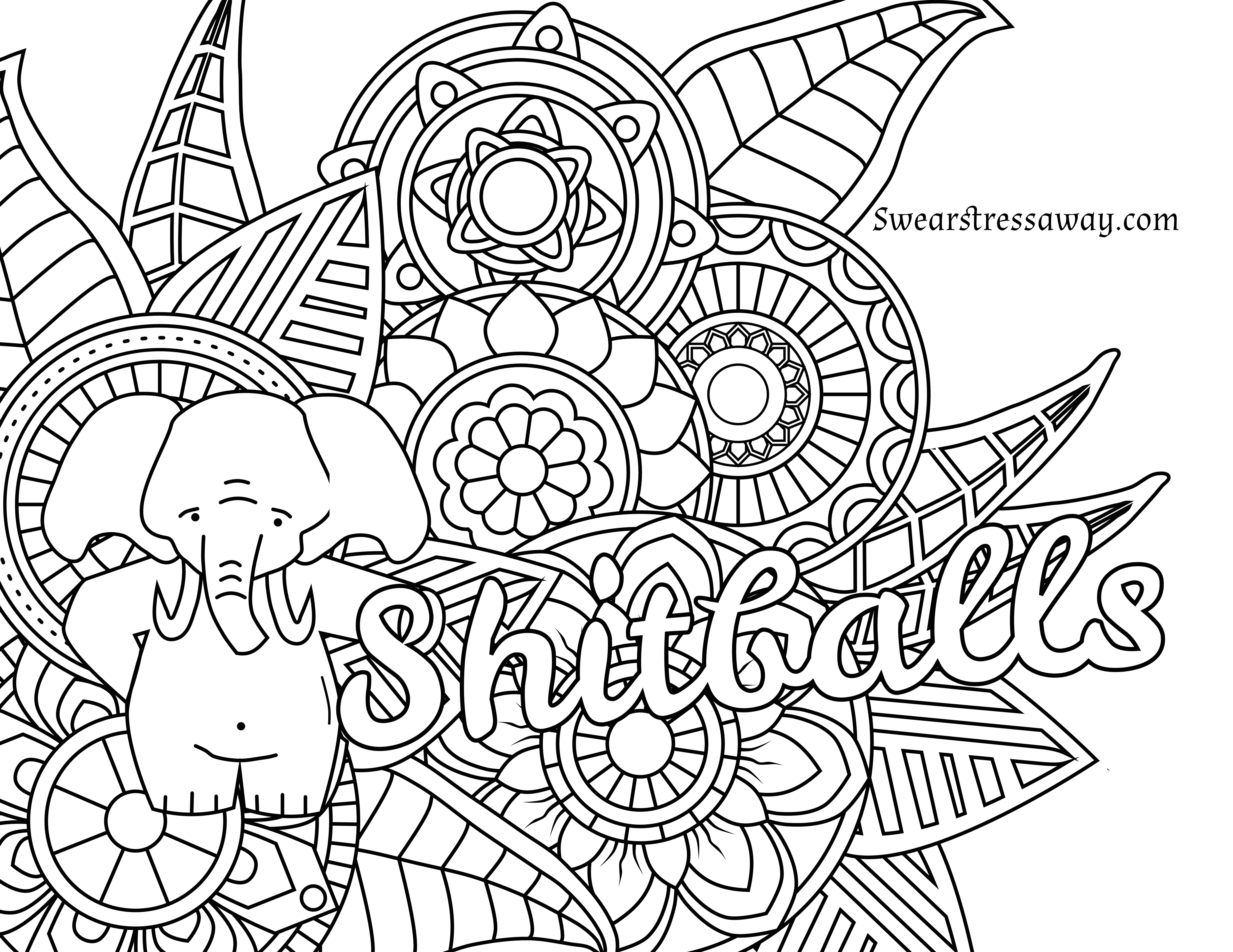 Free Printable Coloring Pages For Adults Only Swear Words – Jvzooreview - Free Printable Coloring Pages For Adults Only Swear Words
