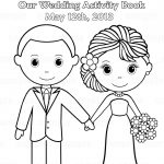 Free Printable Coloring Pictures Wedding | Printable Personalized   Wedding Coloring Book Free Printable