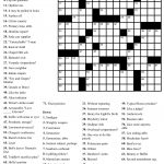 Free Printable Crossword Puzzles | Emergency Preparedness | Free   Free Daily Printable Crossword Puzzles