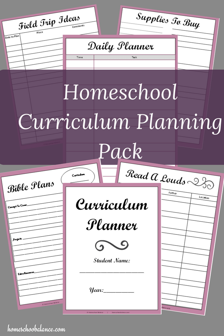 How To Use These Free Homeschool Planning Pages Homeschooling Free