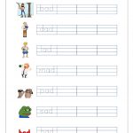 Free Printable Cvc Words Writing Worksheets For Kids   Three Letter   Cvc Words Worksheets Free Printable
