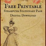 Free Printable Digital Download Stationary Page   Free Printable Stationery Paper