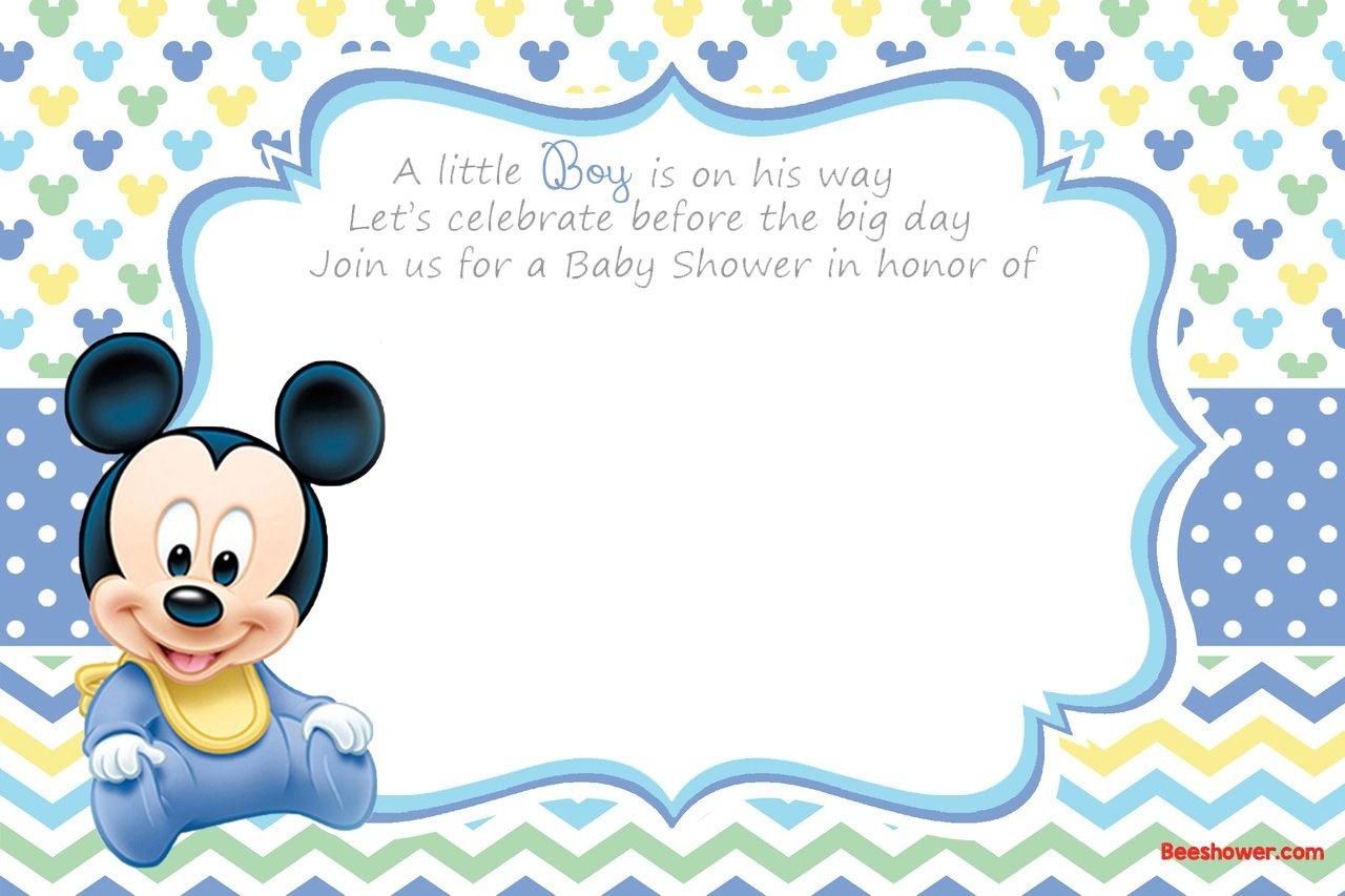 Free Printable Disney Baby Shower Invitations | Baby Shower | Free - Baby Shower Templates Free Printable