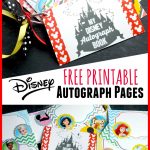 Free Printable Disney Character Autograph Pages (Perfect For   Free Printable Autograph Book For Kids