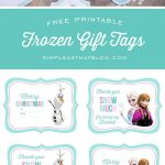 Free Printable Disney Frozen Gift Tags | Free Printables | Frozen   Party Favor Tags Free Printable
