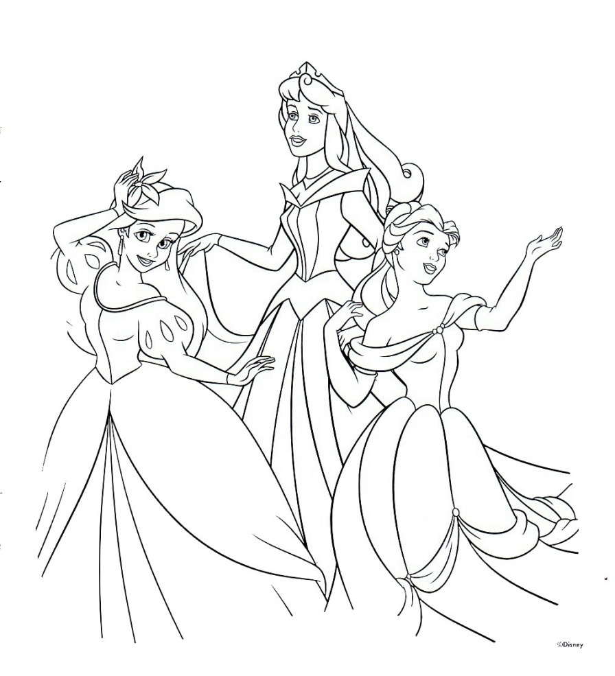 Free Printable Disney Princess Coloring Pages For Kids - Free Printable Coloring Pages Of Disney Characters