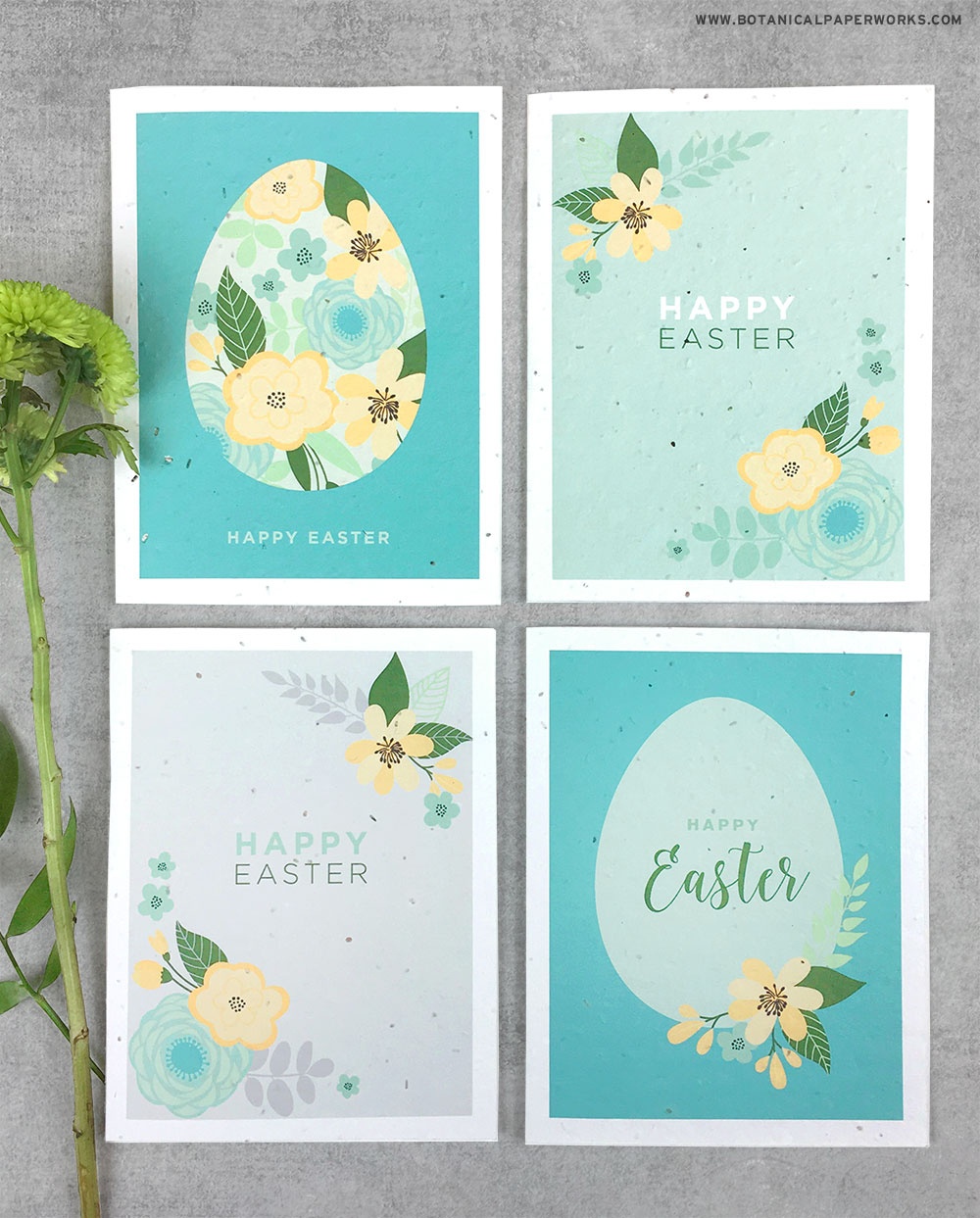 Free Printable} Easter Cards | Blog | Botanical Paperworks - Free Printable Easter Cards To Print