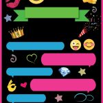 Free Printable Emoji Chat Invitation | Q Party | Birthday Party   Emoji Invitations Printable Free