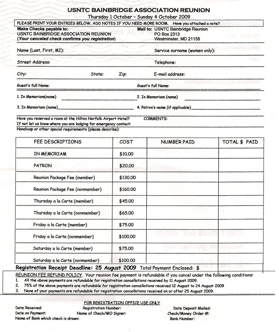 Free Printable Family Reunion Forms | Family Reunions | Family - Free Printable Membership Forms