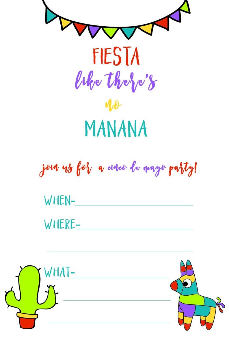 Free Printable Fiesta Invitations - Anarchistshemale - Free Printable Fiesta Invitations